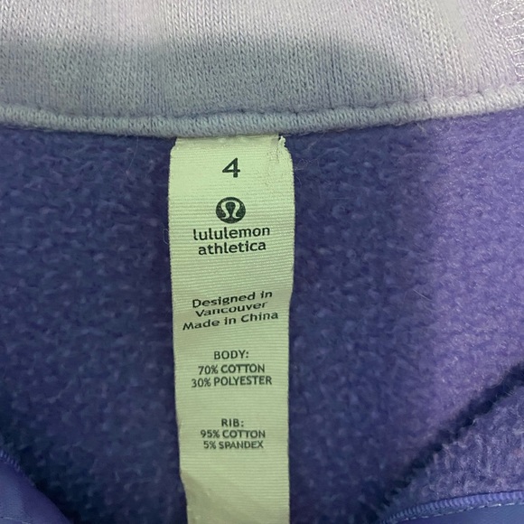 *SOLD* Lululemon Scuba Hoodie - Lavender - Picture 2 of 4